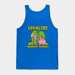 Legalize Married Iguanas Tank Top